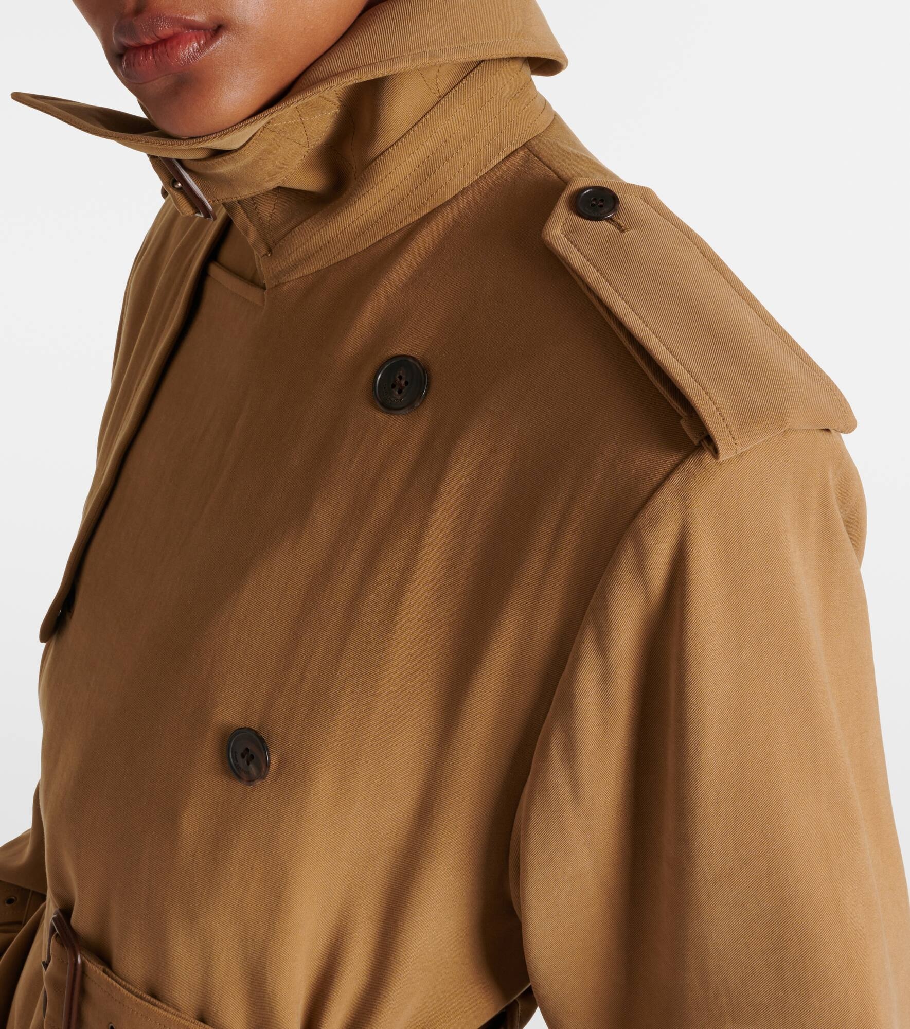 Twill trench coat - 4