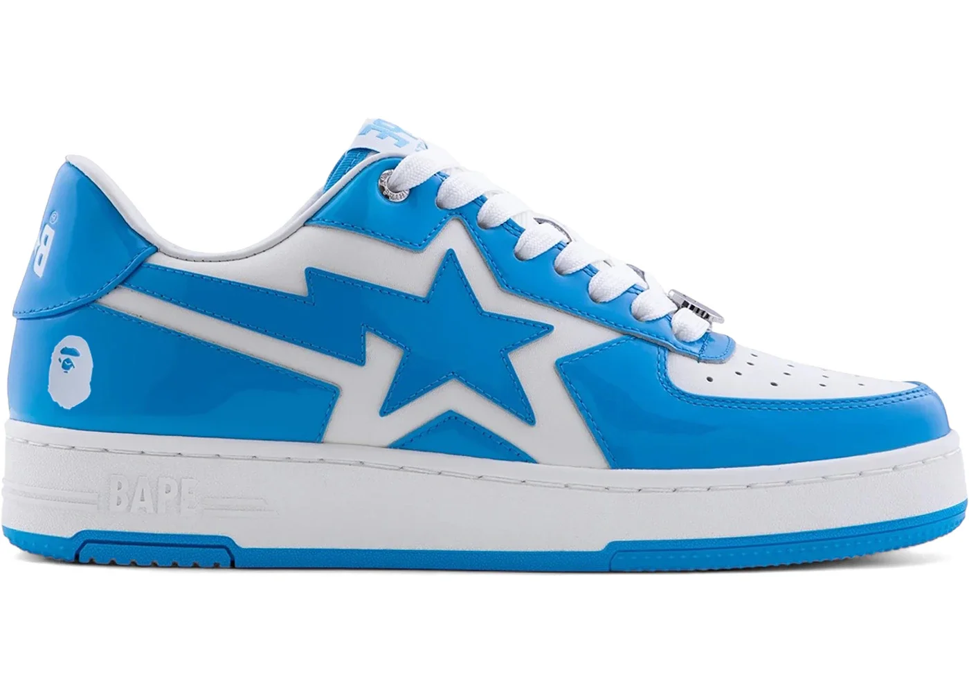 A Bathing Ape Bape Sta Icon Low #1 Blue - 1