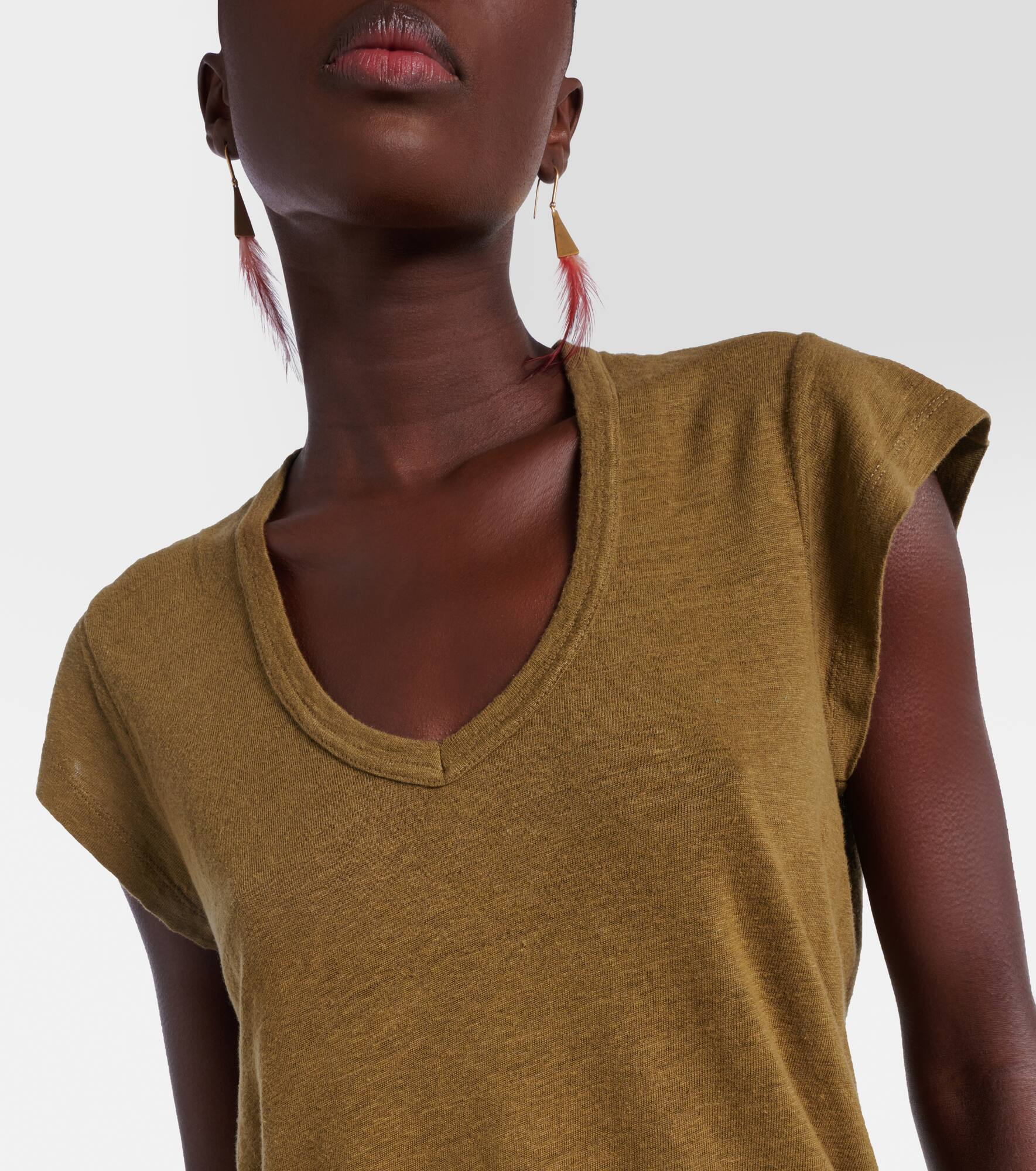 Linen T-shirt - 4