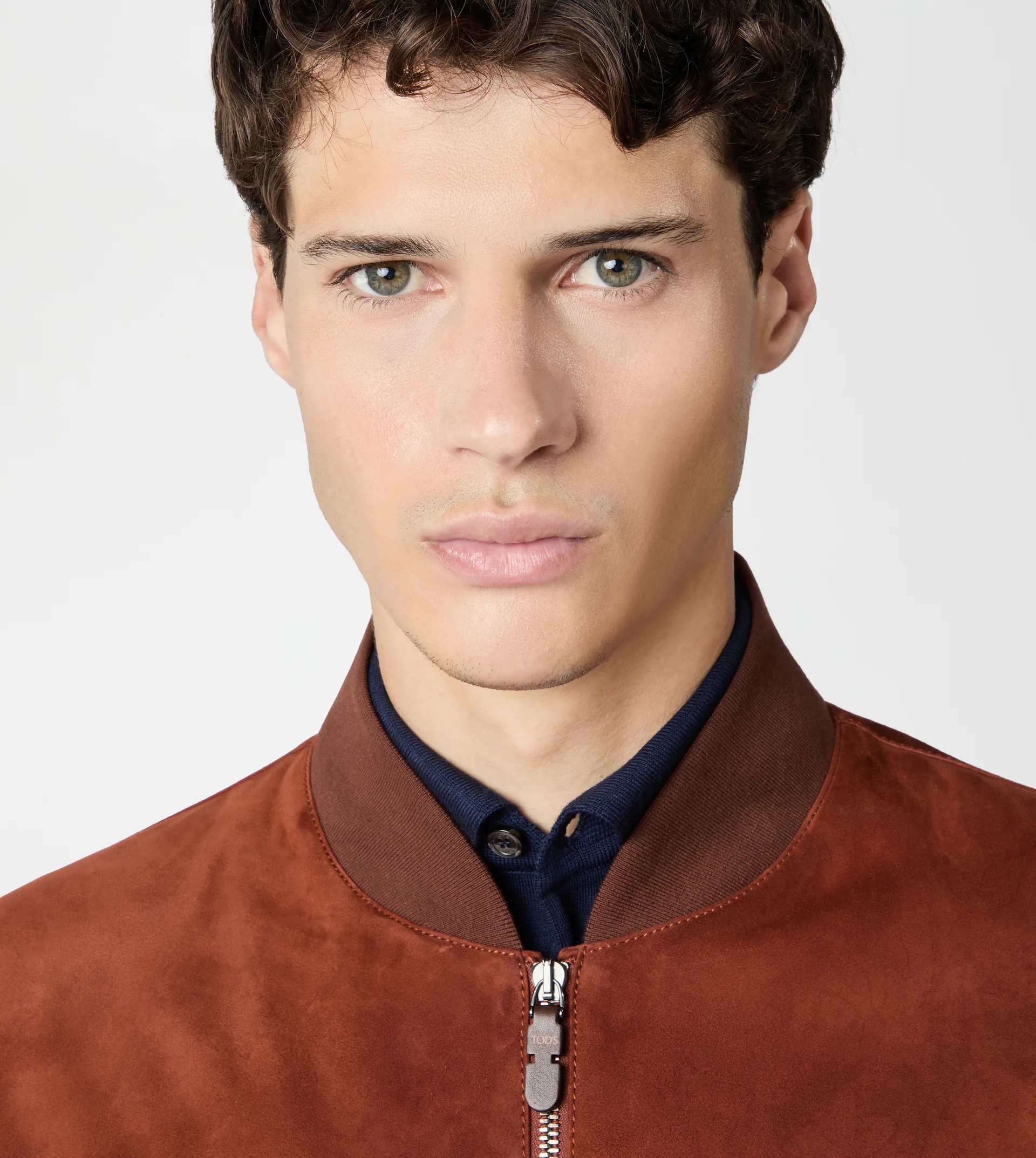 PASHMY BOMBER JACKET IN SUEDE - RED - 6