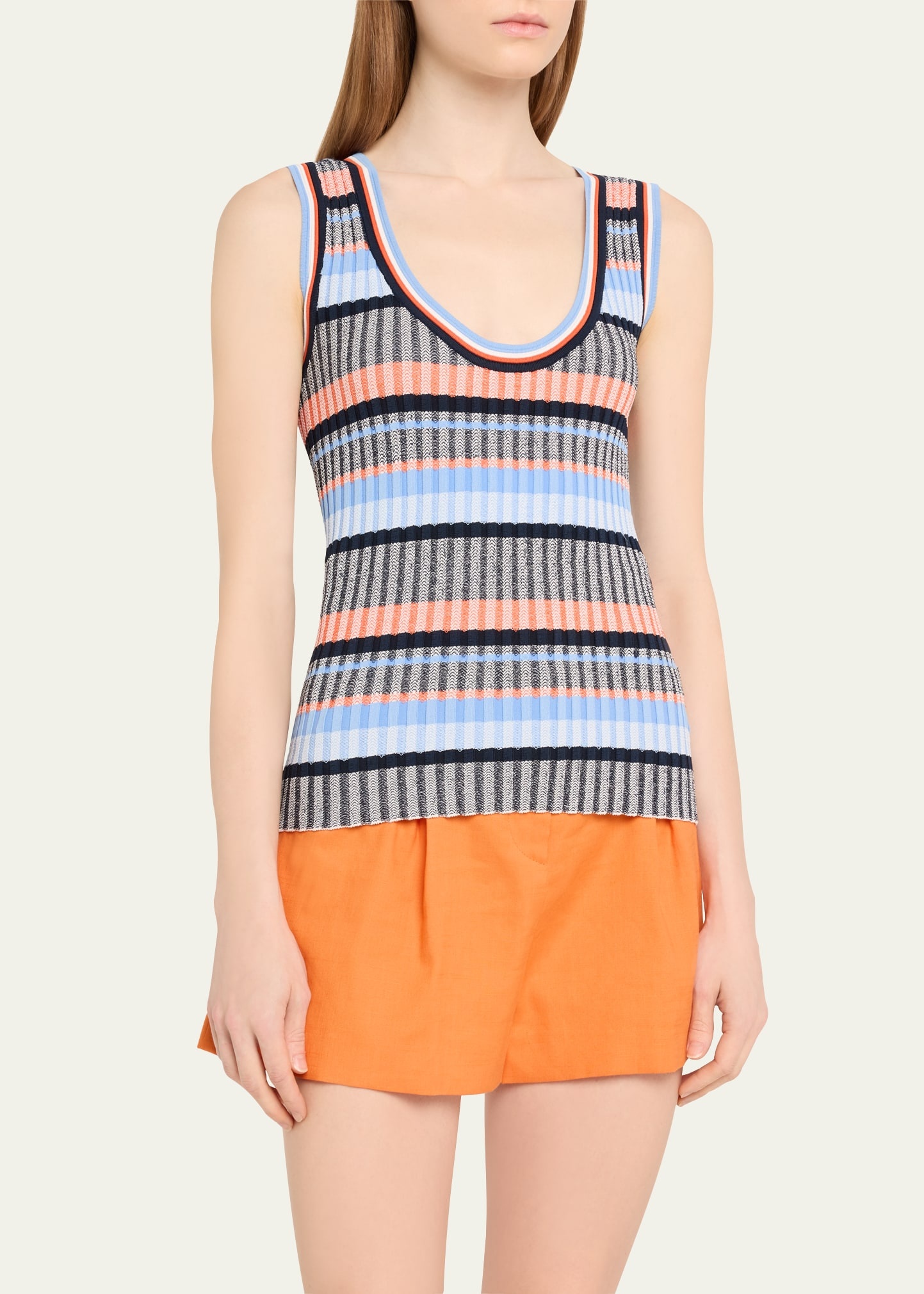 Sandra Scoop-Neck Tank Top - 4