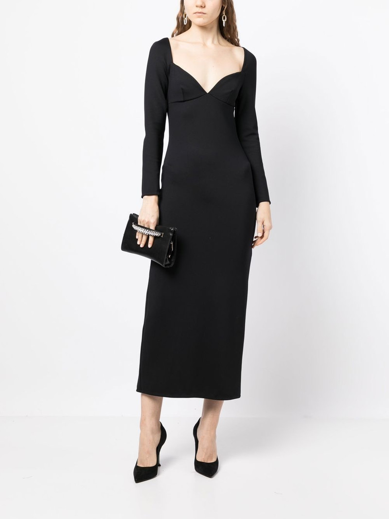 ROSETTA GETTY long-sleeve maxi dress outlook