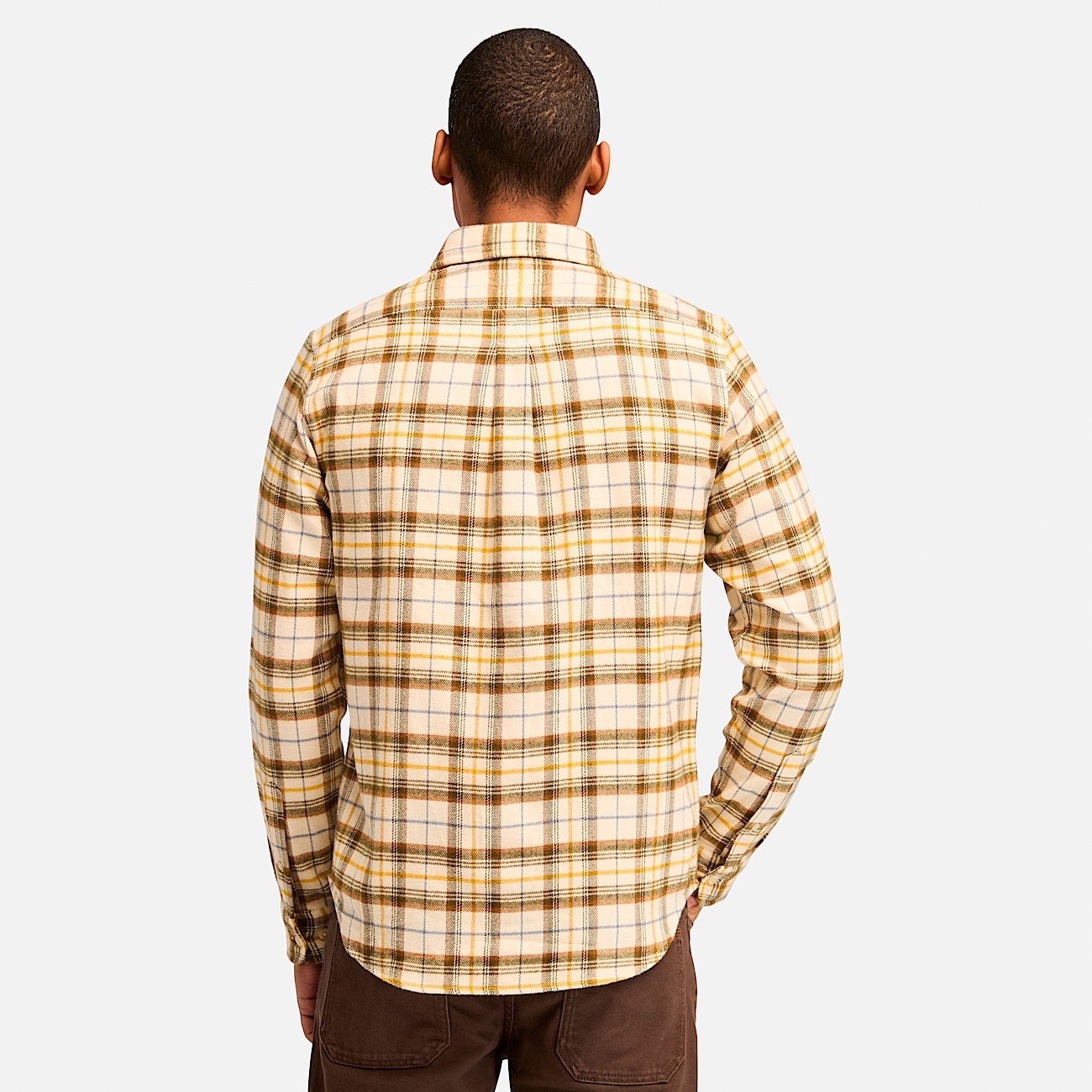 Men's Midweight Flannel Check Shirt - 5