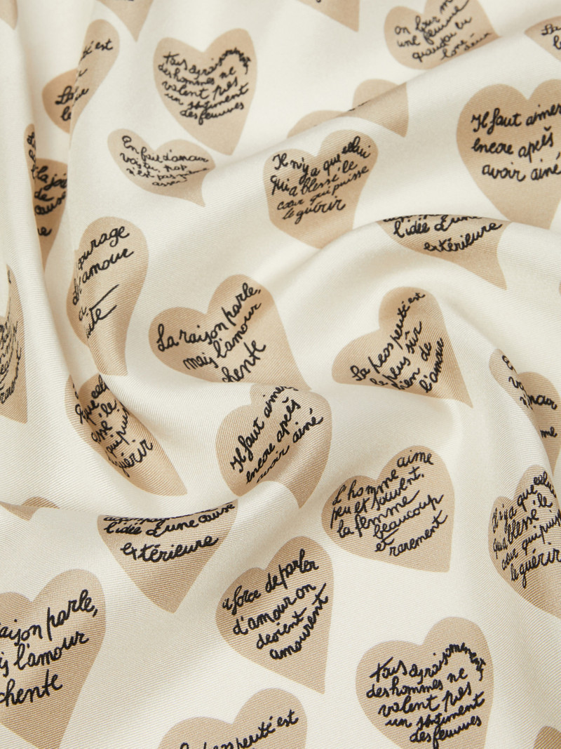 NUMANA Printed silk twill foulard 3