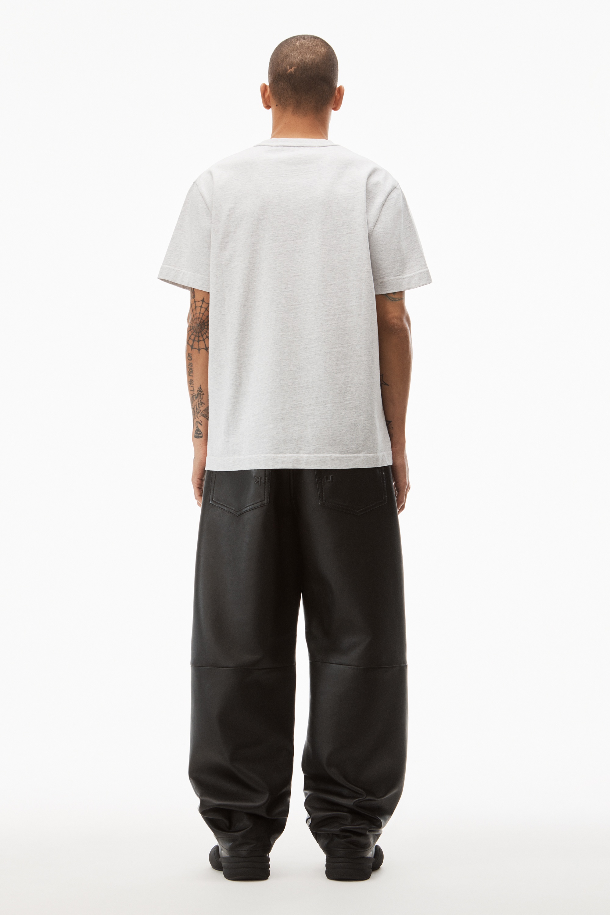 NY SKYLINE GRAPHIC TEE IN COMPACT JERSEY - 4