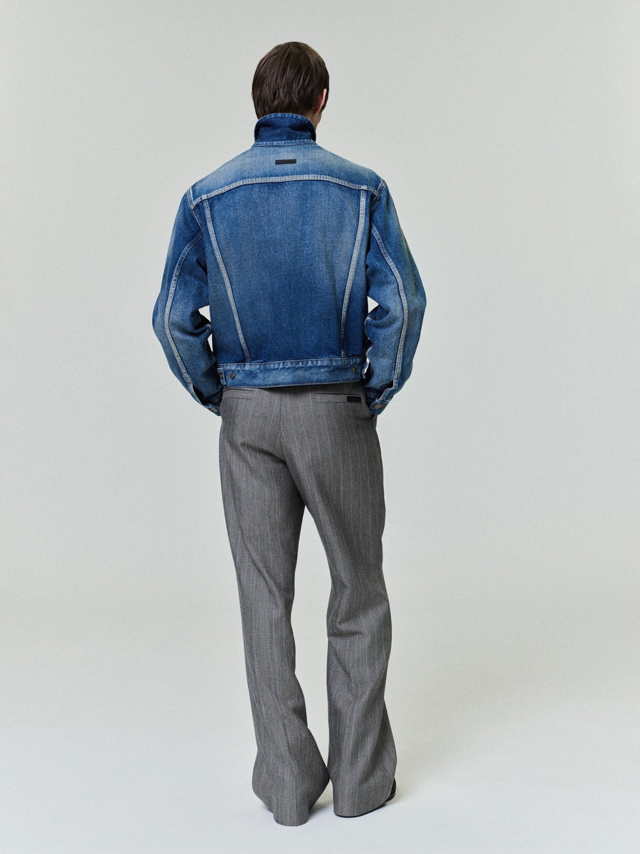Denim Trucker Jacket - 4