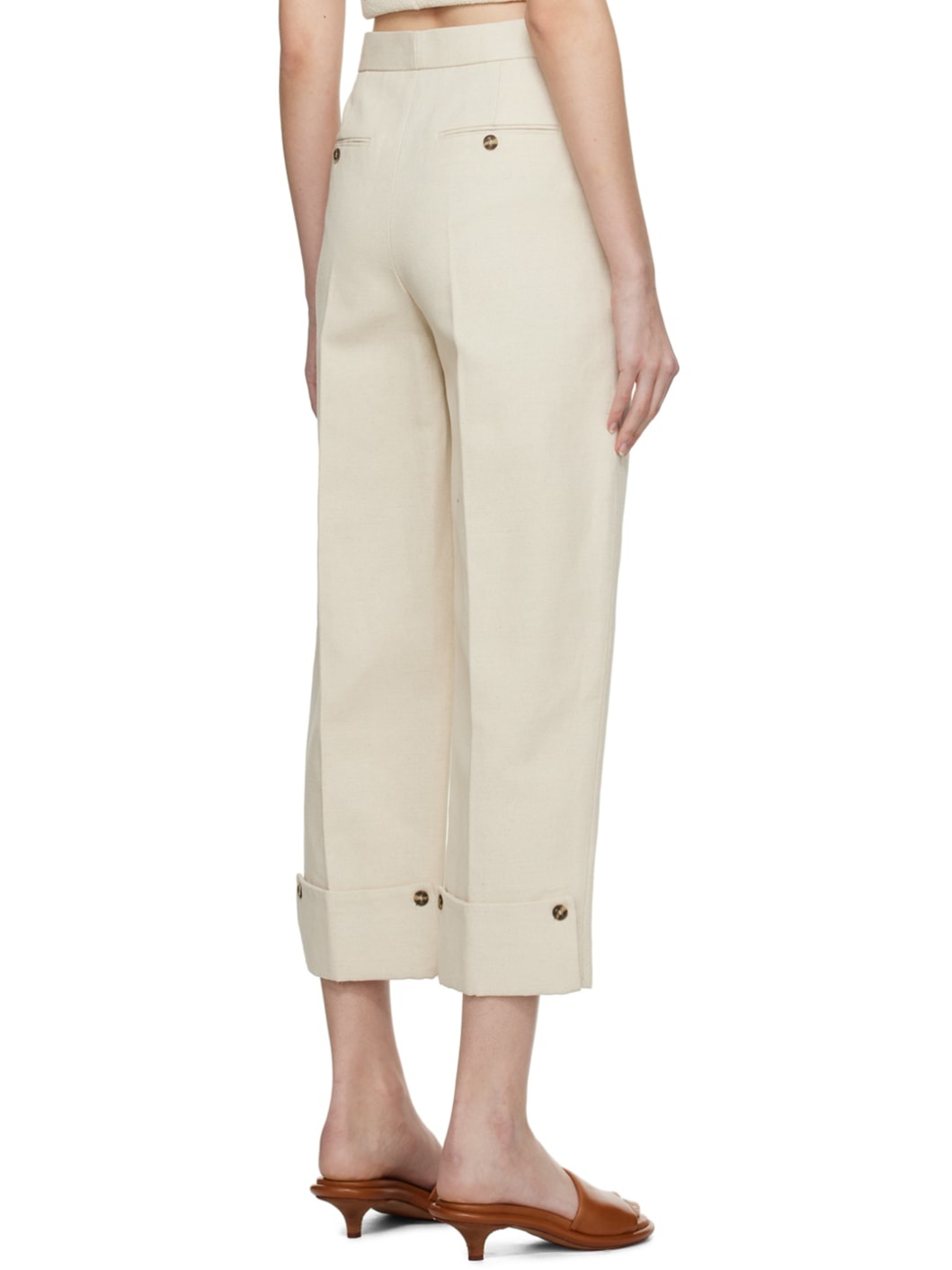 Off-White Roll Up Trousers - 3