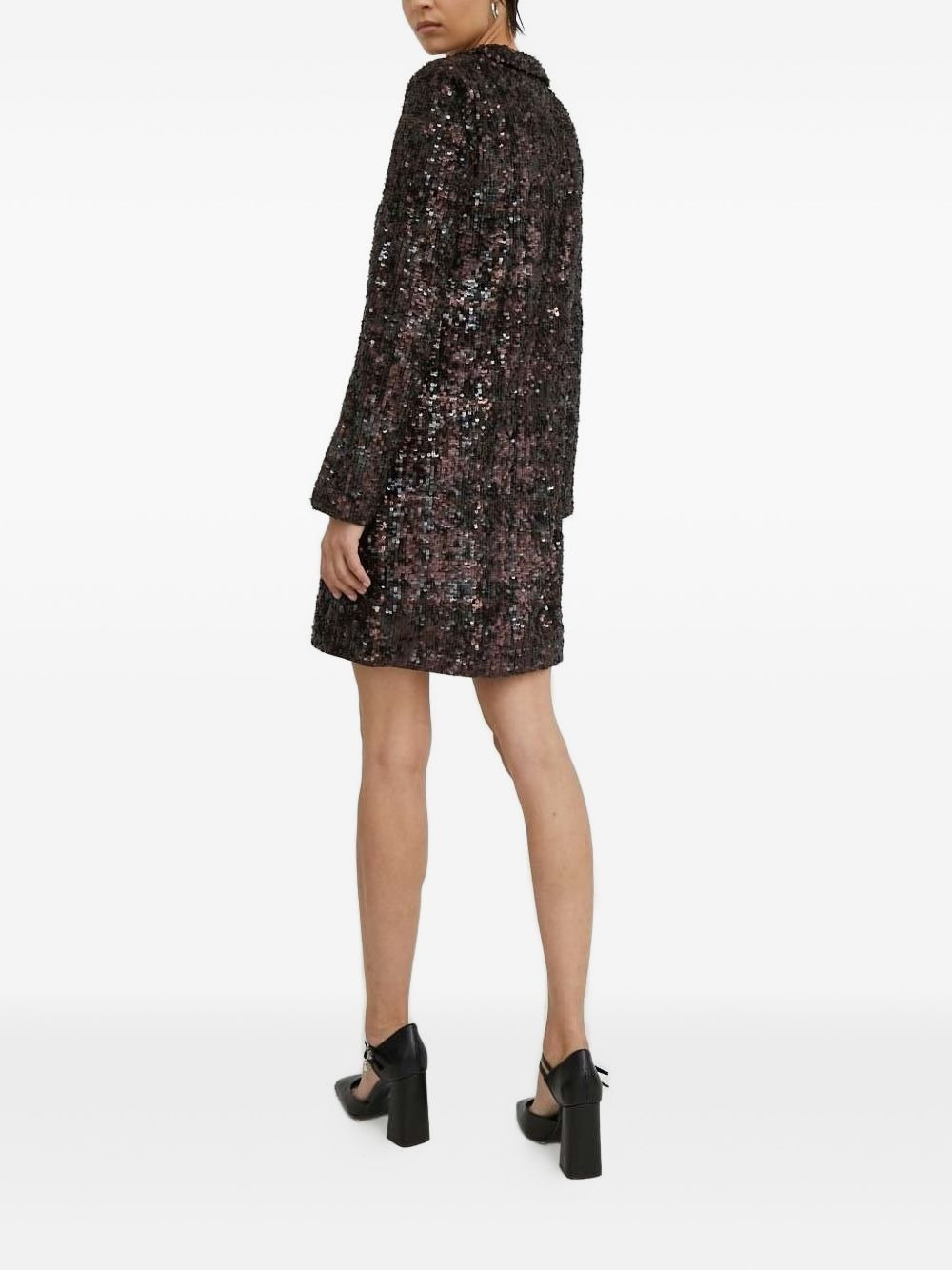 sequin-embellishment mini dress - 2