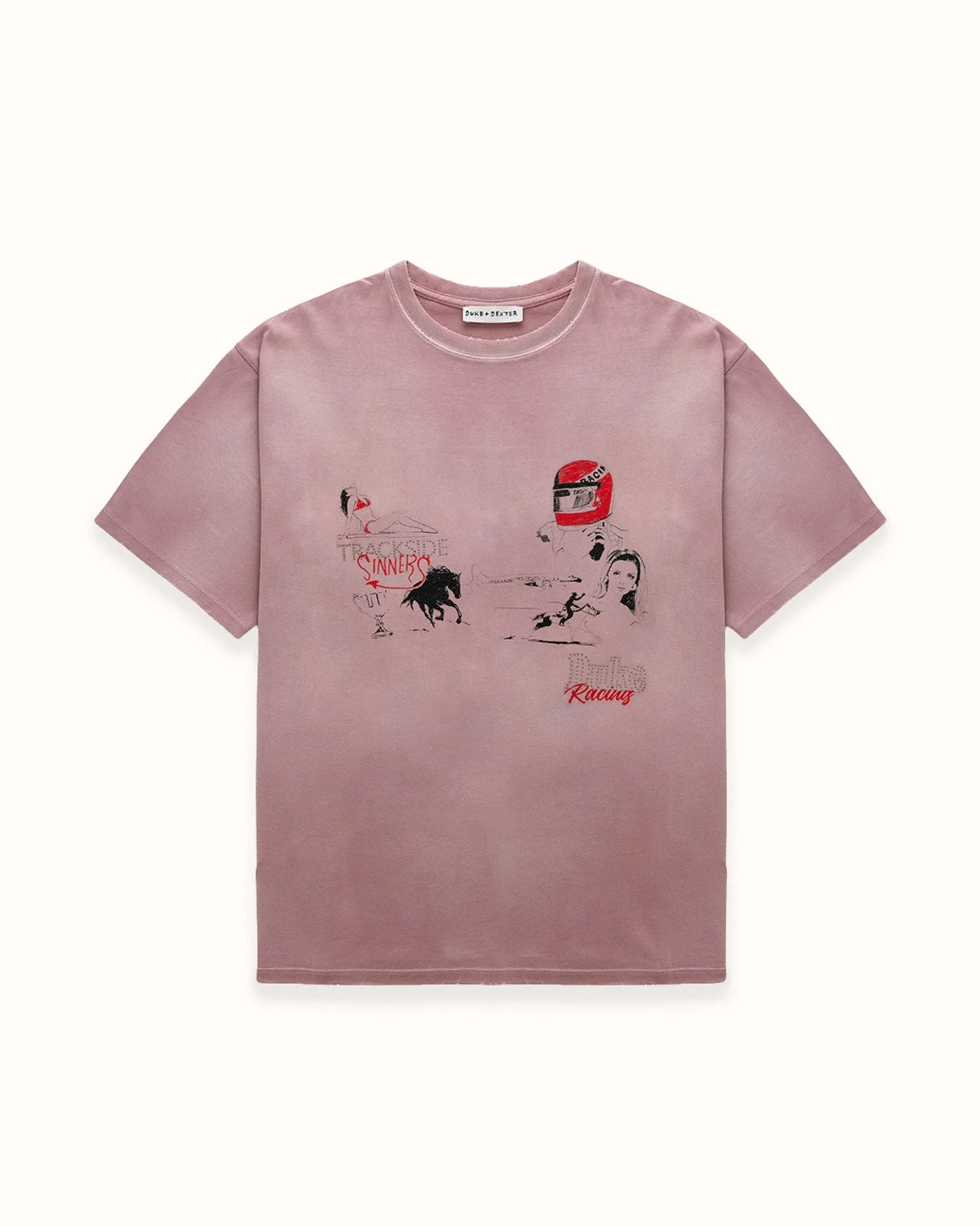 DR4 Sketch Dusty Rose T-Shirt - 1