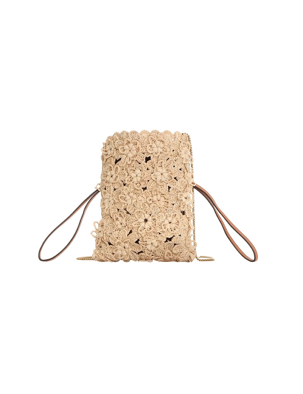 FLORAL CROCHET POUCH - 4