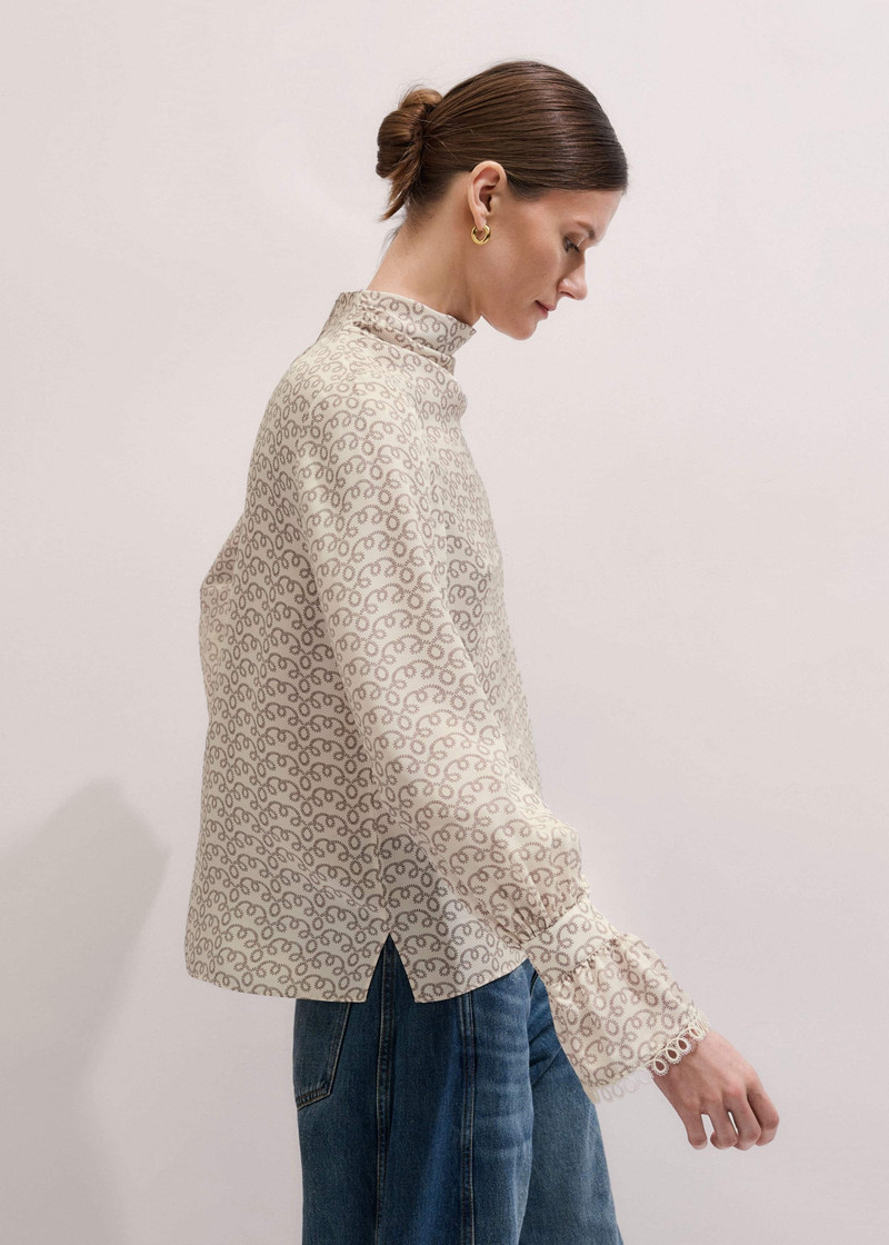 Cowl Neck Blouse 4