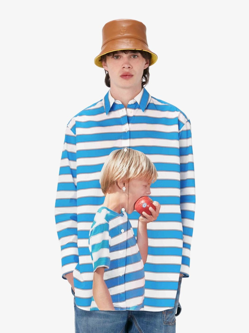 JW Anderson BOY WITH APPLE PRINTED OVERSIZED SHIRT outlook