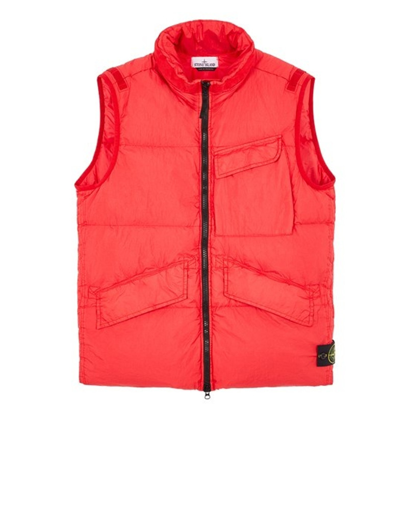 G0123 GARMENT DYED CRINKLE REPS R-NY DOWN RED 1