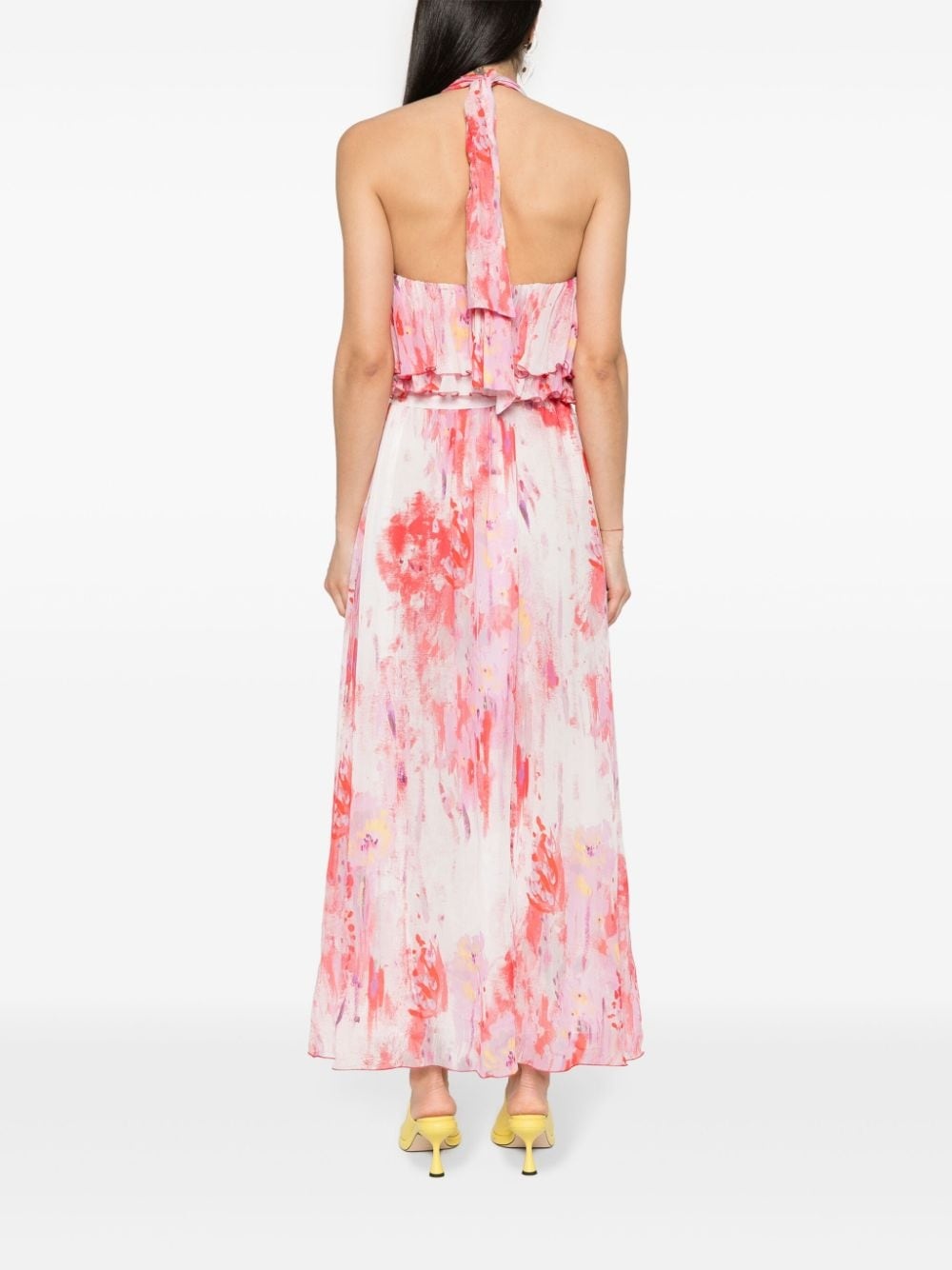 abstract-print maxi dress - 4