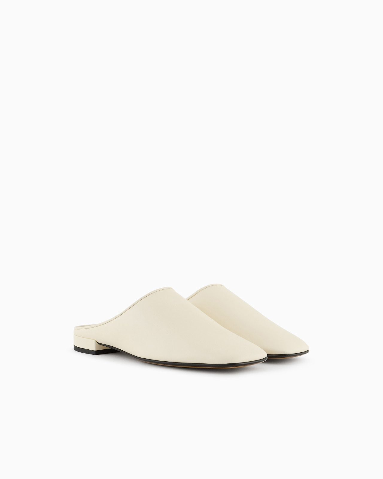GIORGIO ARMANI X 10 CORSO COMO CALFSKIN MULES - 2