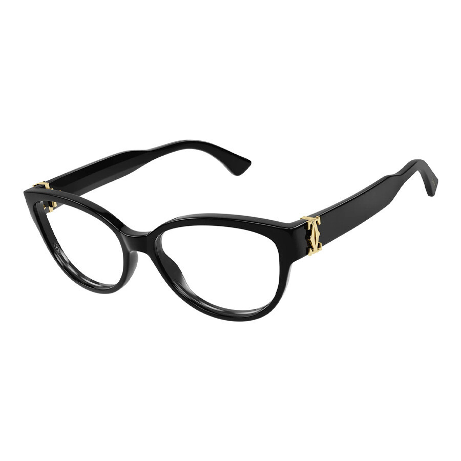 Cartier Demo Cat Eye Ladies Eyeglasses CT0450O 001 54 - 2