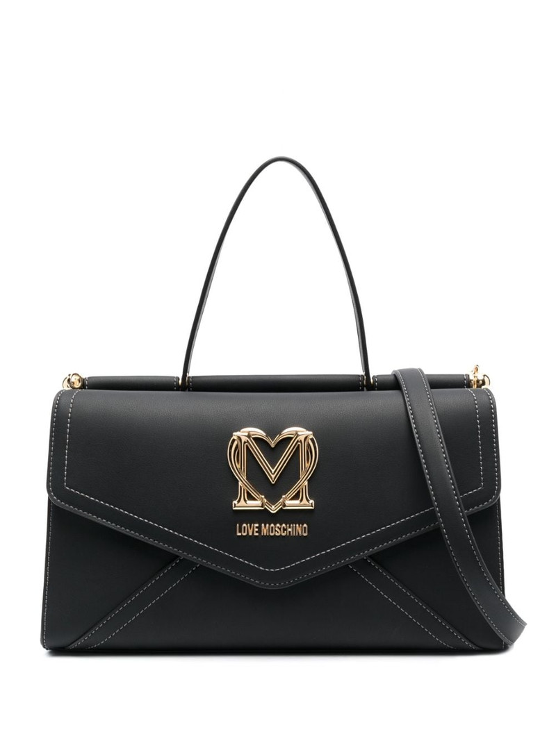 logo-plaque envelope tote bag 1