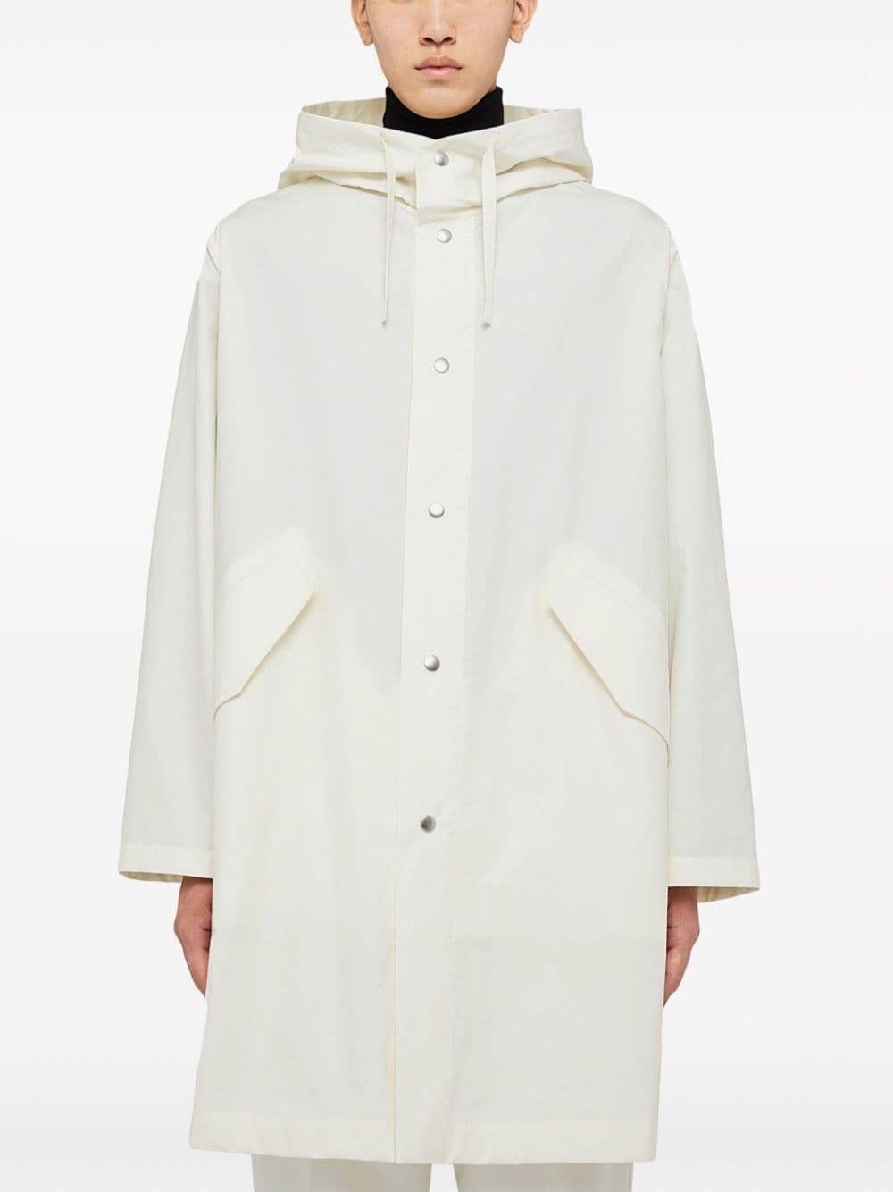fishtail hooded cotton parka - 2