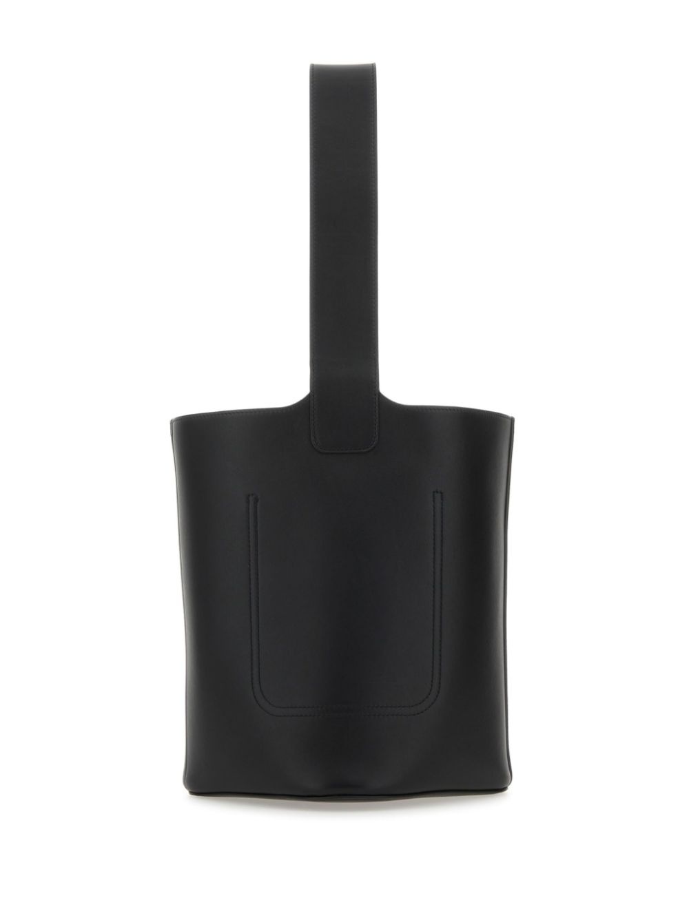 medium leather bucket bag - 2