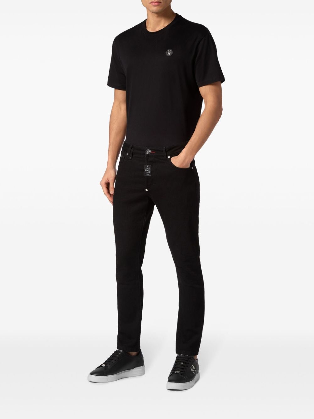 Philipp Plein Pantalone Nero Uomo - 2