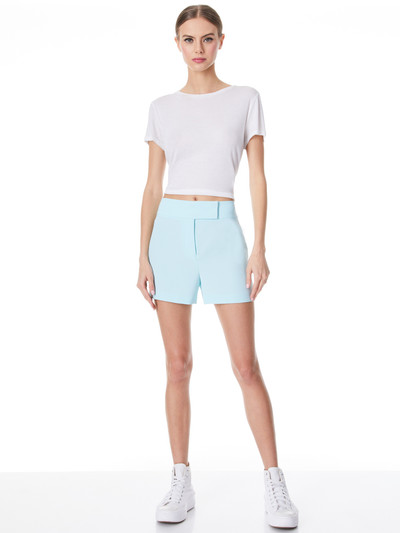 Alice + Olivia MARA CROSSOVER WAISTBAND SHORT outlook