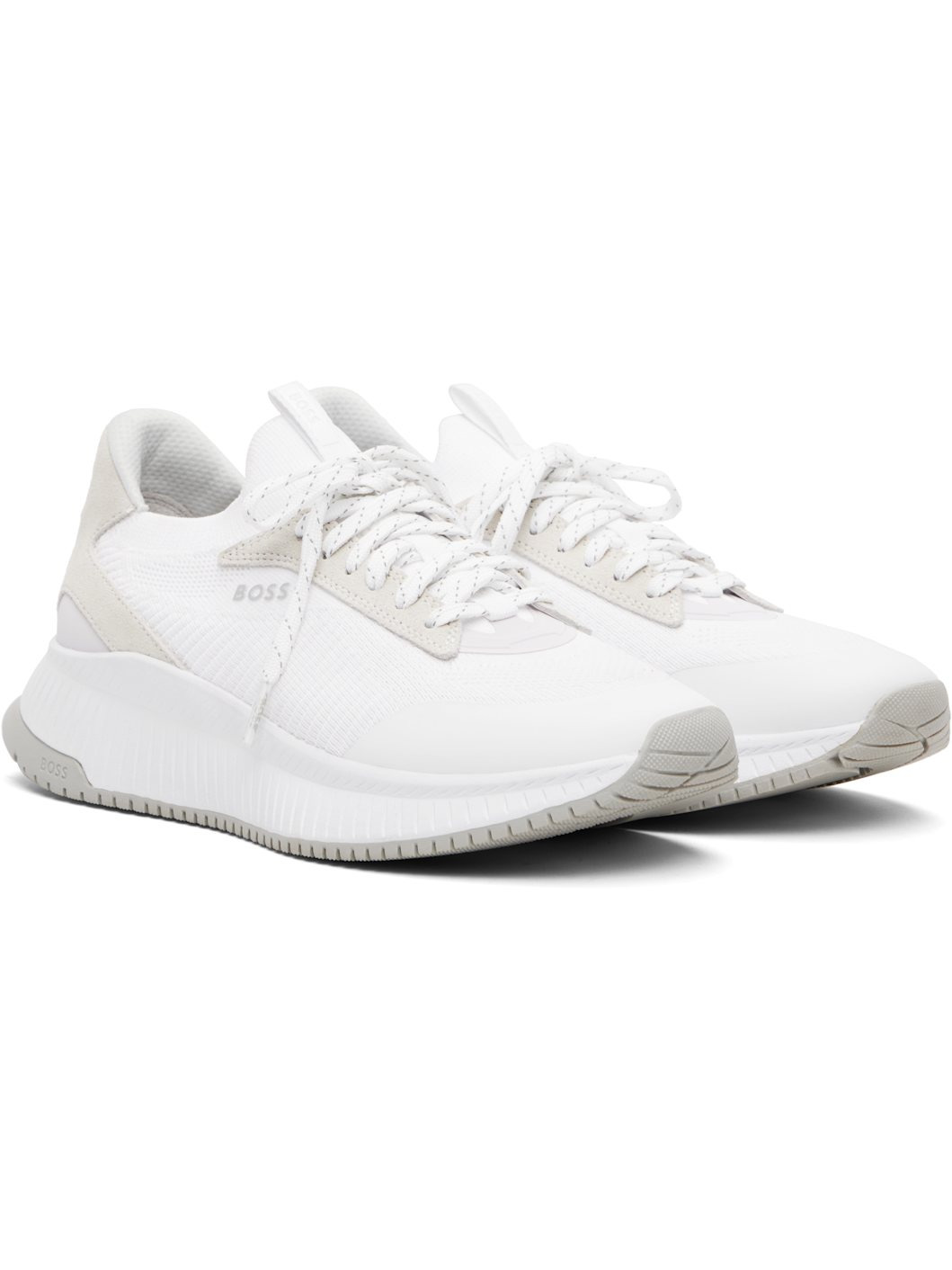 White 'TTNM Evo' Fishbone Sole Sneakers - 4