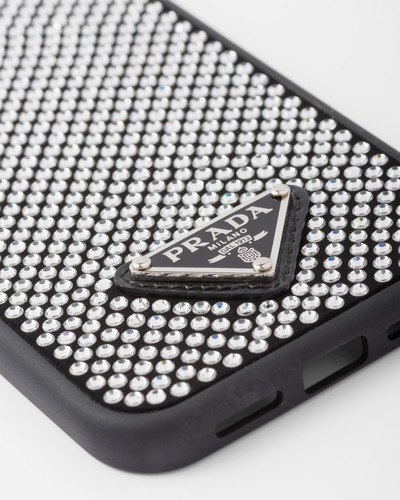 Prada Crystal-studded iPhone 12 and 12 Pro cover outlook