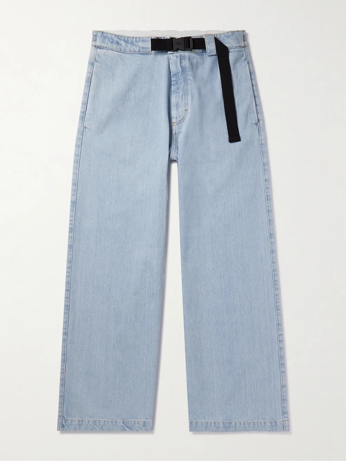 JWA Wide-Leg Belted Denim Jeans - 1