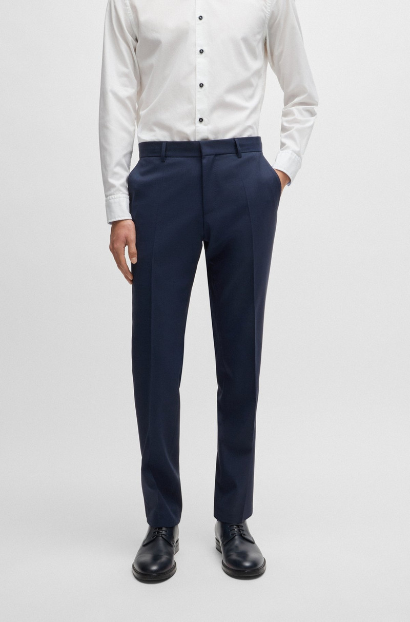 SLIM-FIT SUIT IN PATTERNED STRETCH WOOL 7