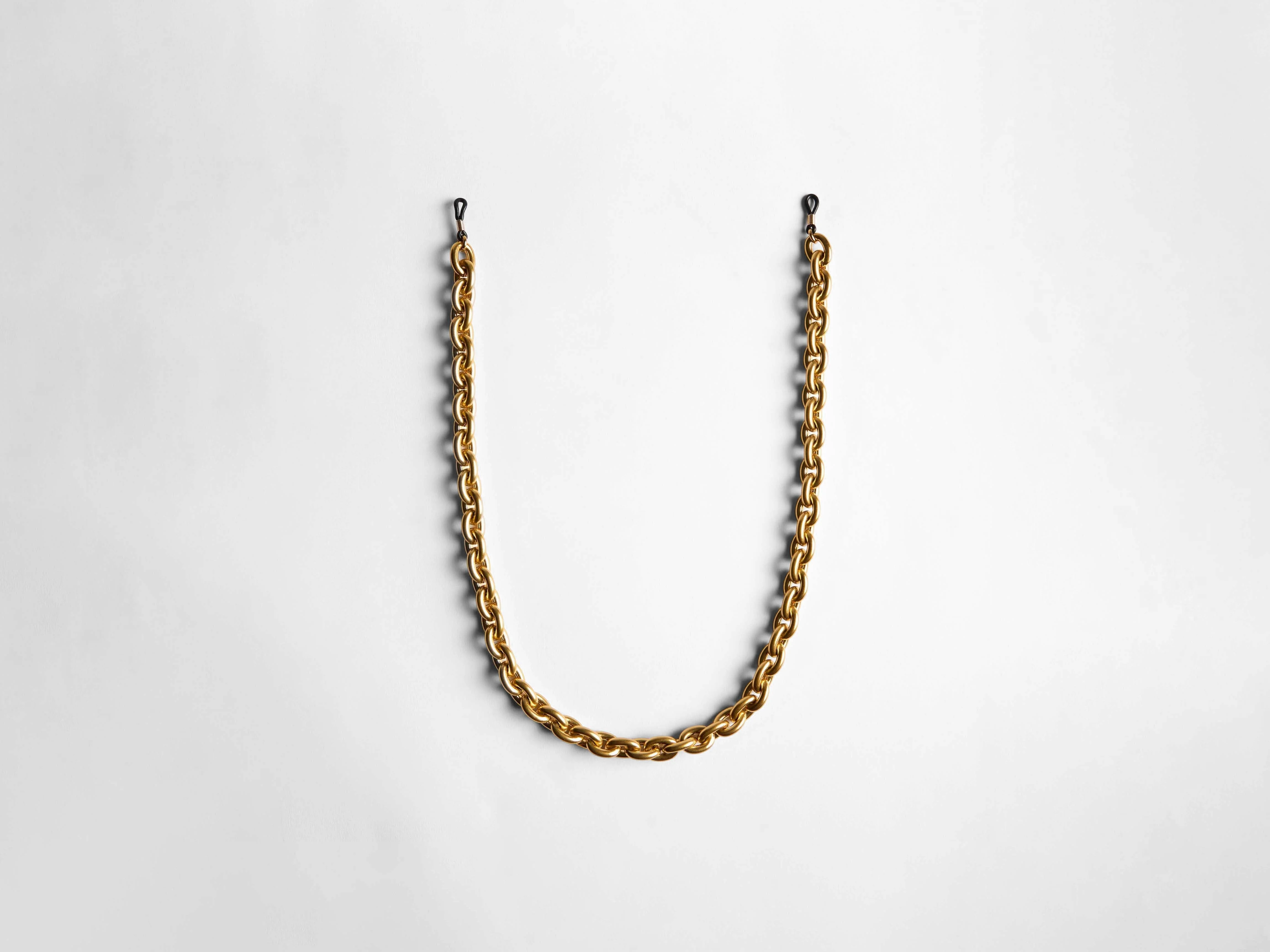 CHAIN-LINK SUNGLASSES CHAIN STRAP IN GOLD TONE - 1