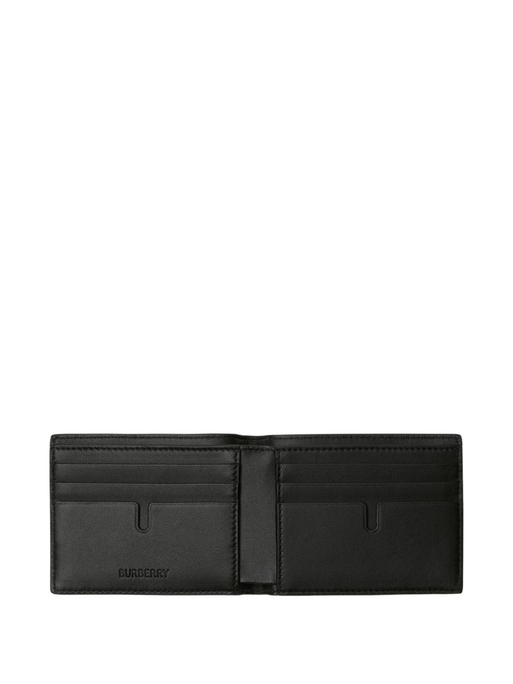 Embossed Check bi-fold wallet - 3
