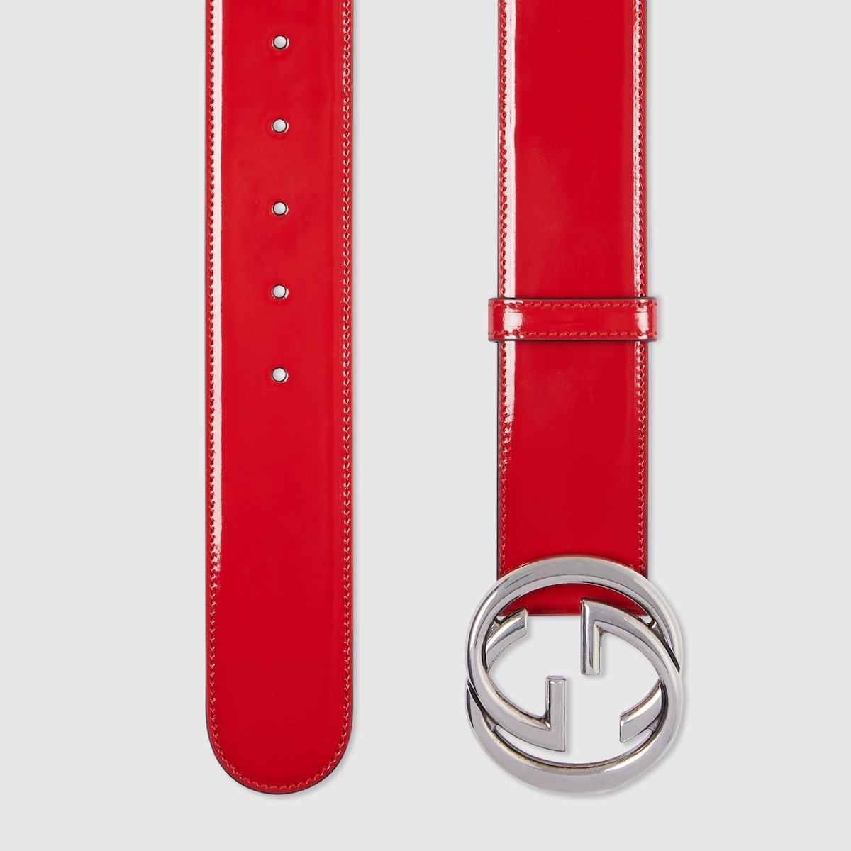Interlocking G buckle wide belt - 2