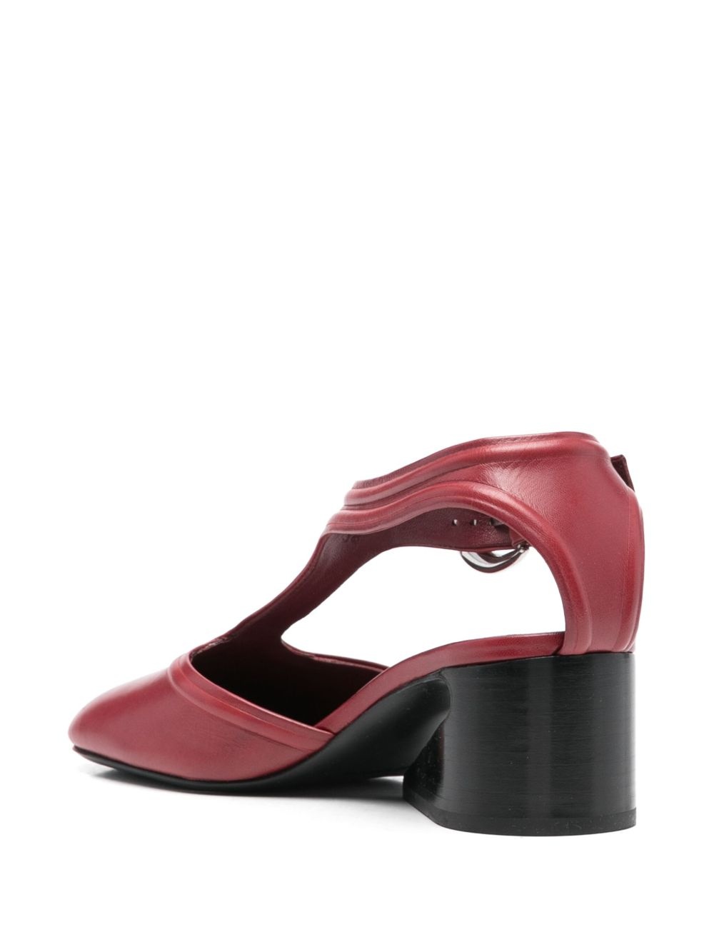 50mm leather pumps - 3