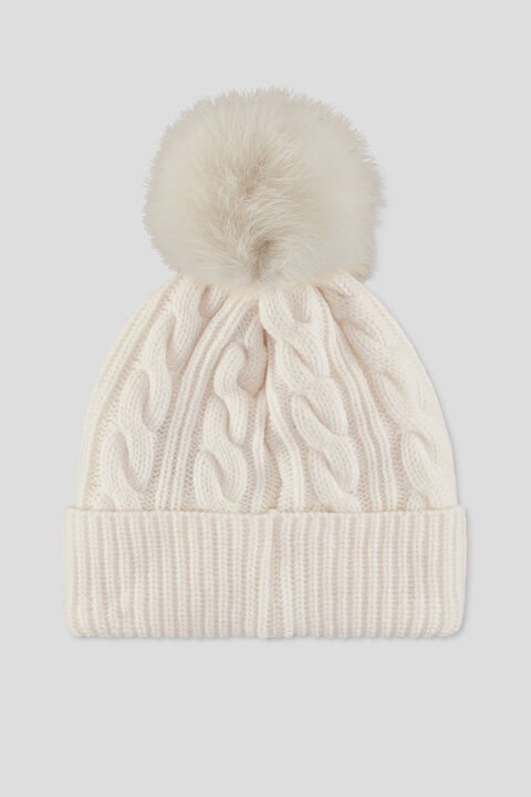 Barbara cashmere hat in Off-white - 2