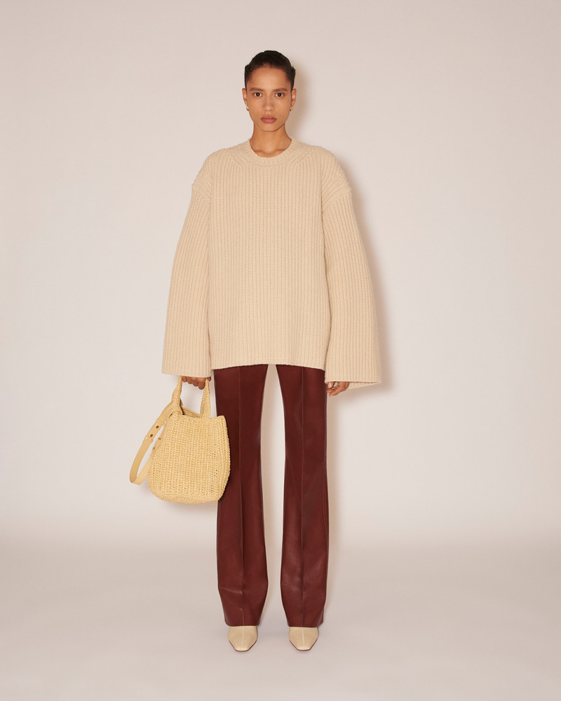 Nanushka MAURA - Cashmere-merino chunky sweater - Beige outlook