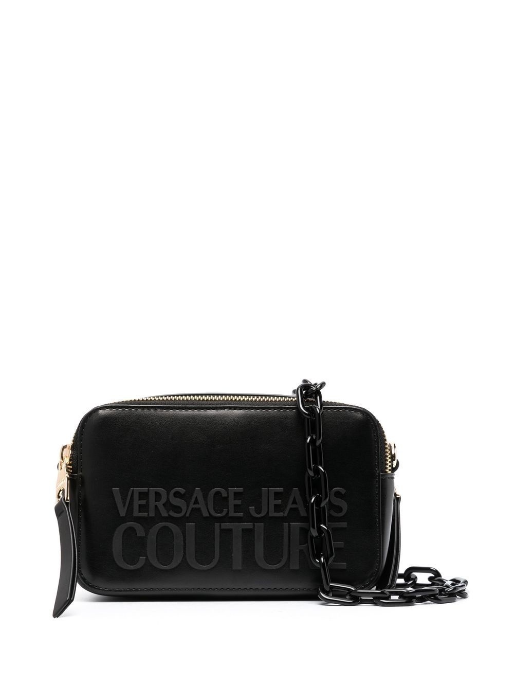 logo embossed shoulder bag - 6