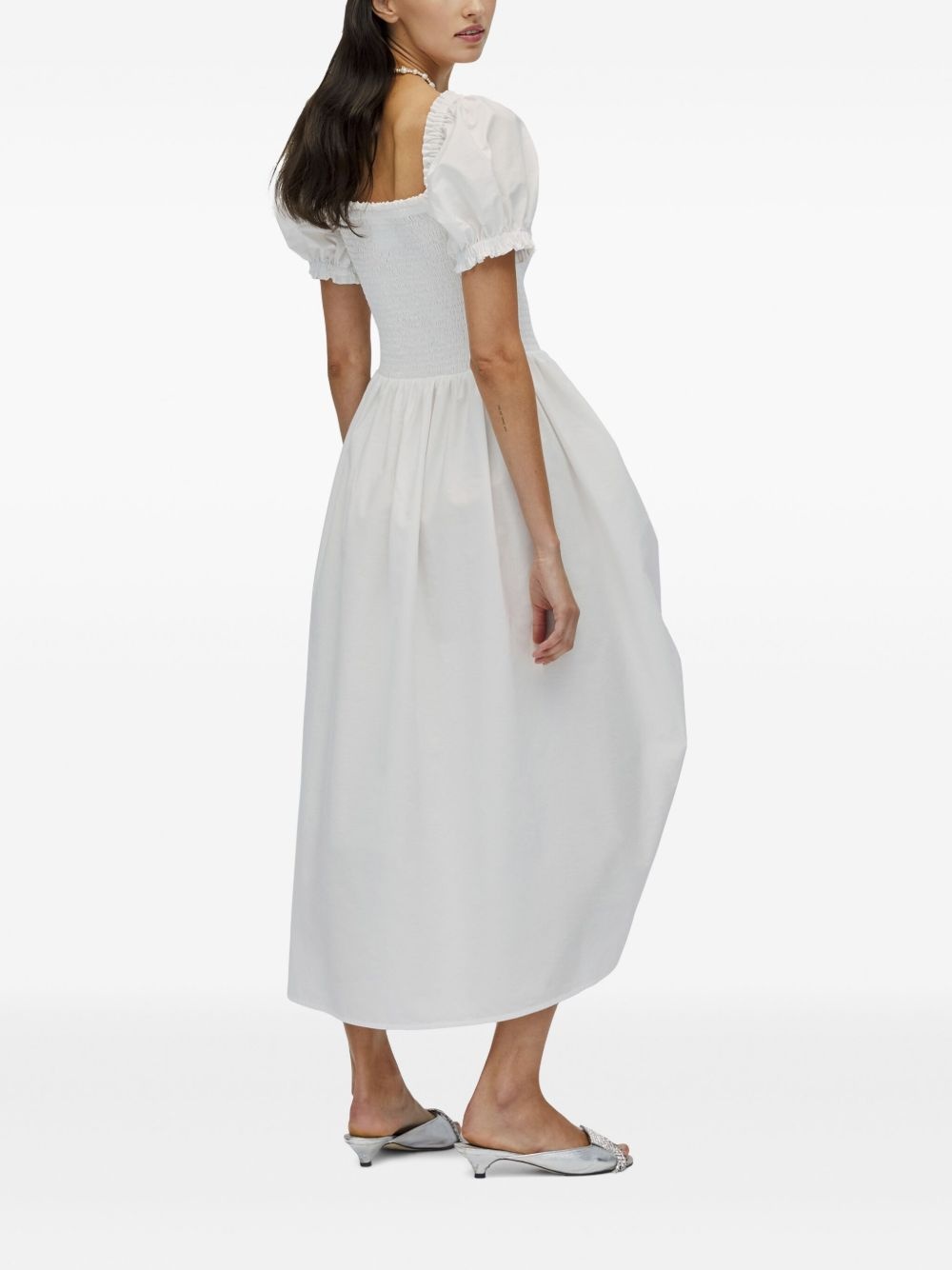cotton midi dress - 3