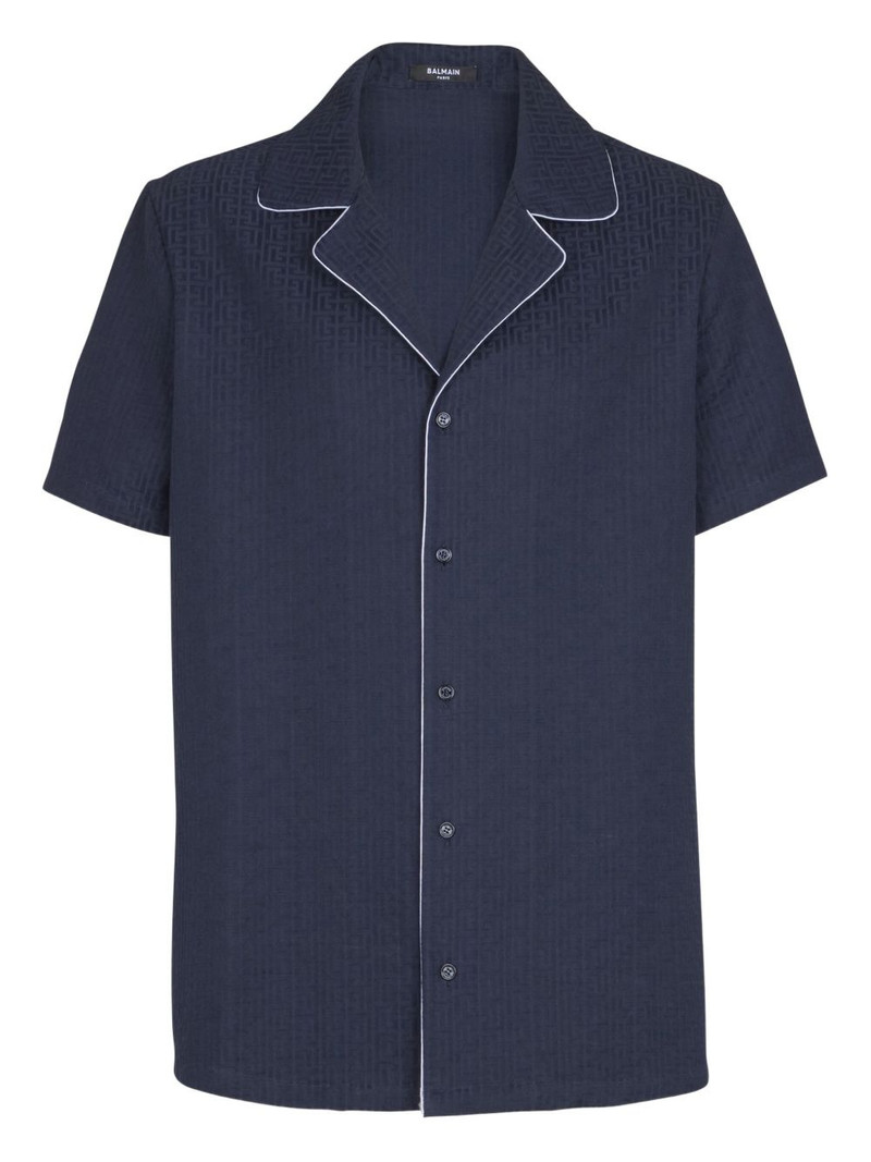 PB-monogram short-sleeve shirt 1