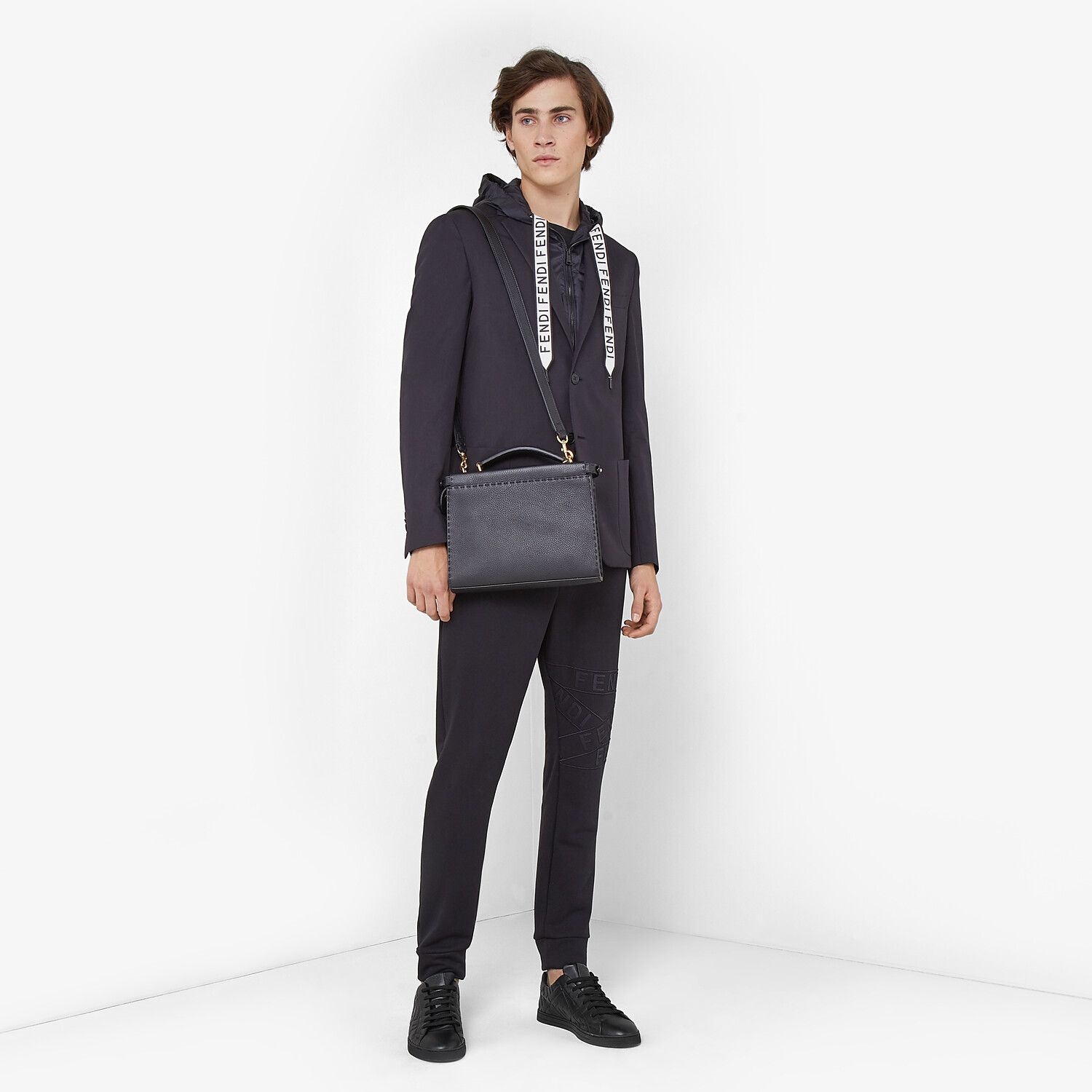 Black leather bag - 6