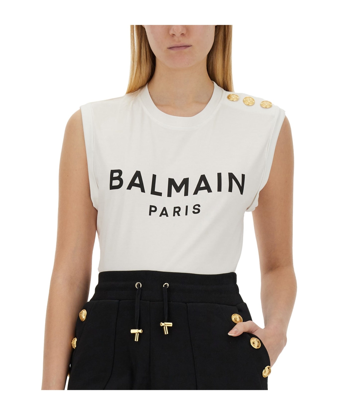 Camisole With Three Buttons - 3
