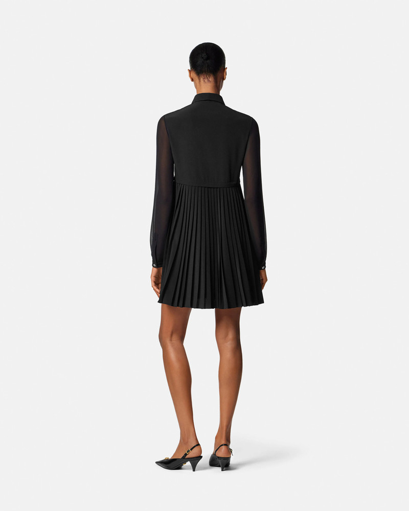Crêpe de Chine Lavallière Mini Dress 5