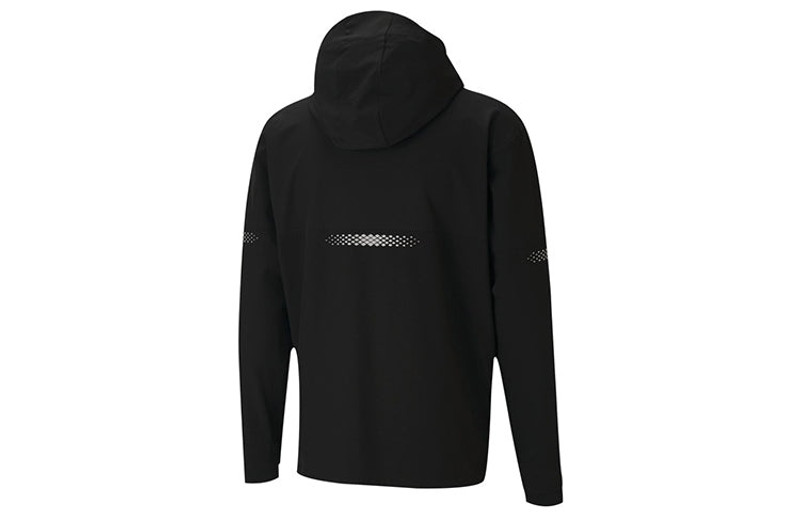 PUMA Puma Runner ID Hooded Jacket 'Black' 519382-01 outlook