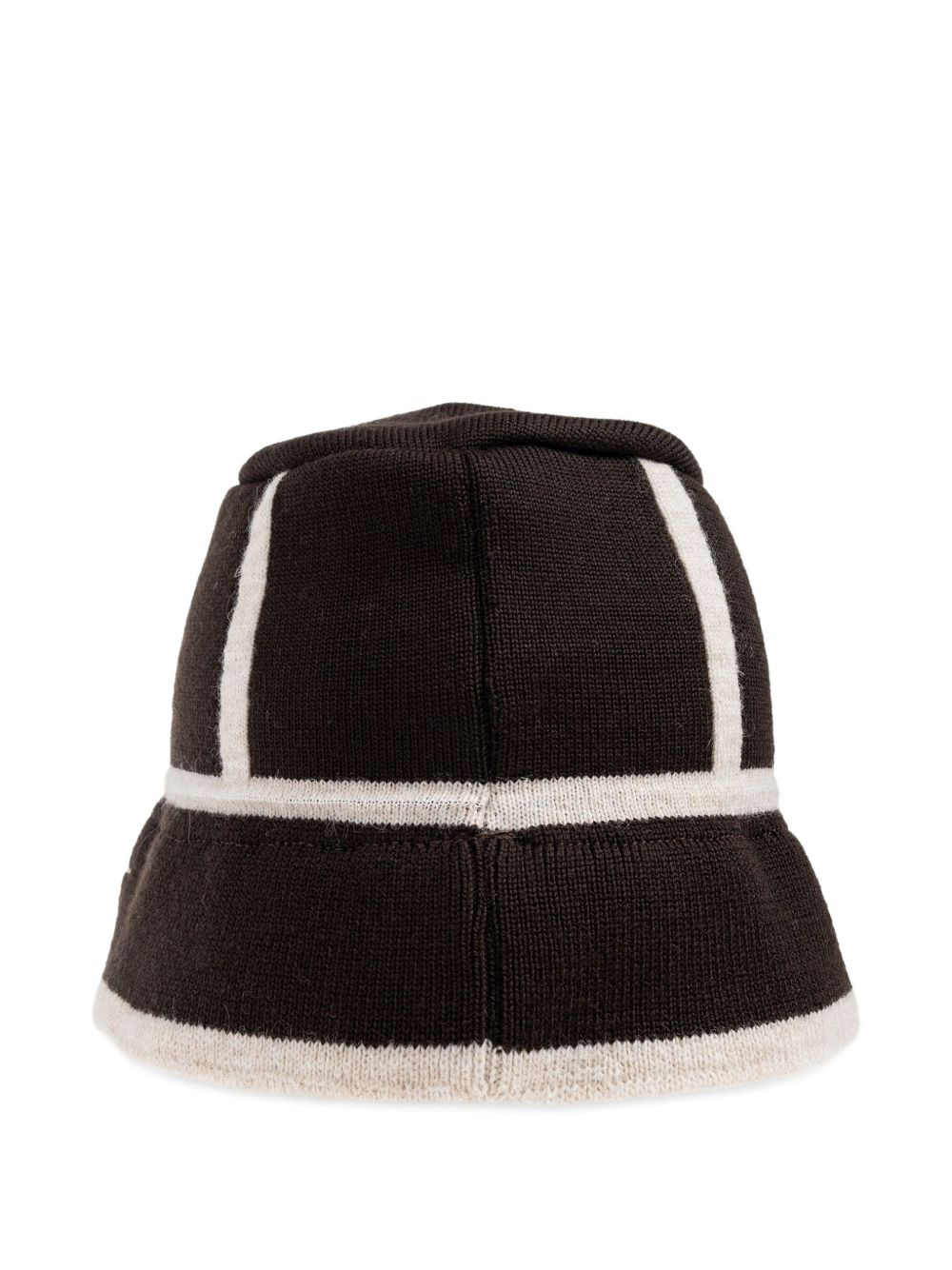 panelled wool bucket hat - 2