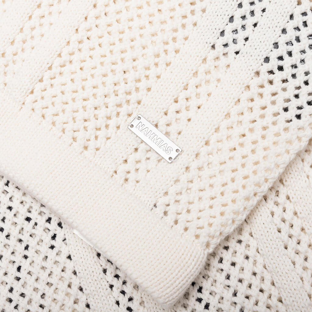 KNITTED TECH 'N' FOOTBALL SHIRT - IVORY - 5