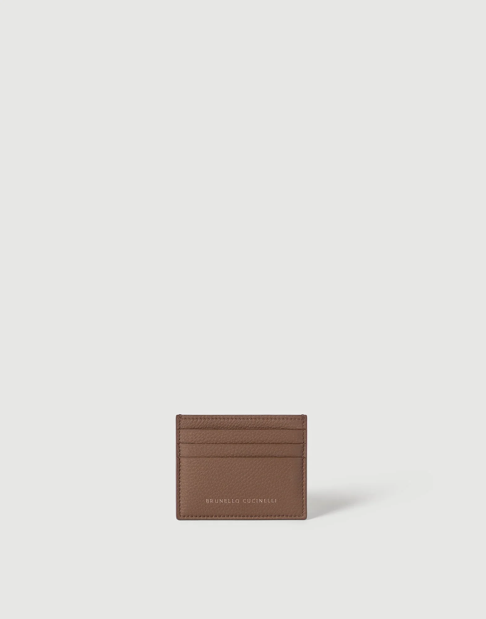 Grained calfskin card case - 1