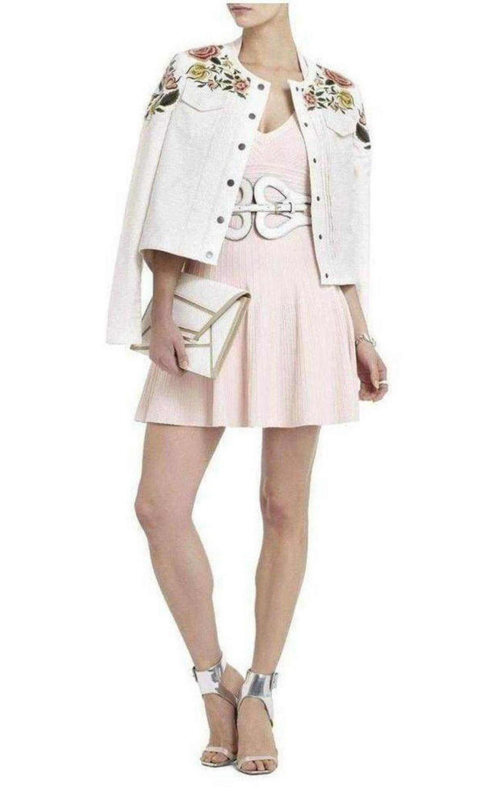 BCBGMAXAZRIA - Elizabeth Ottoman Stitched Dress - 3