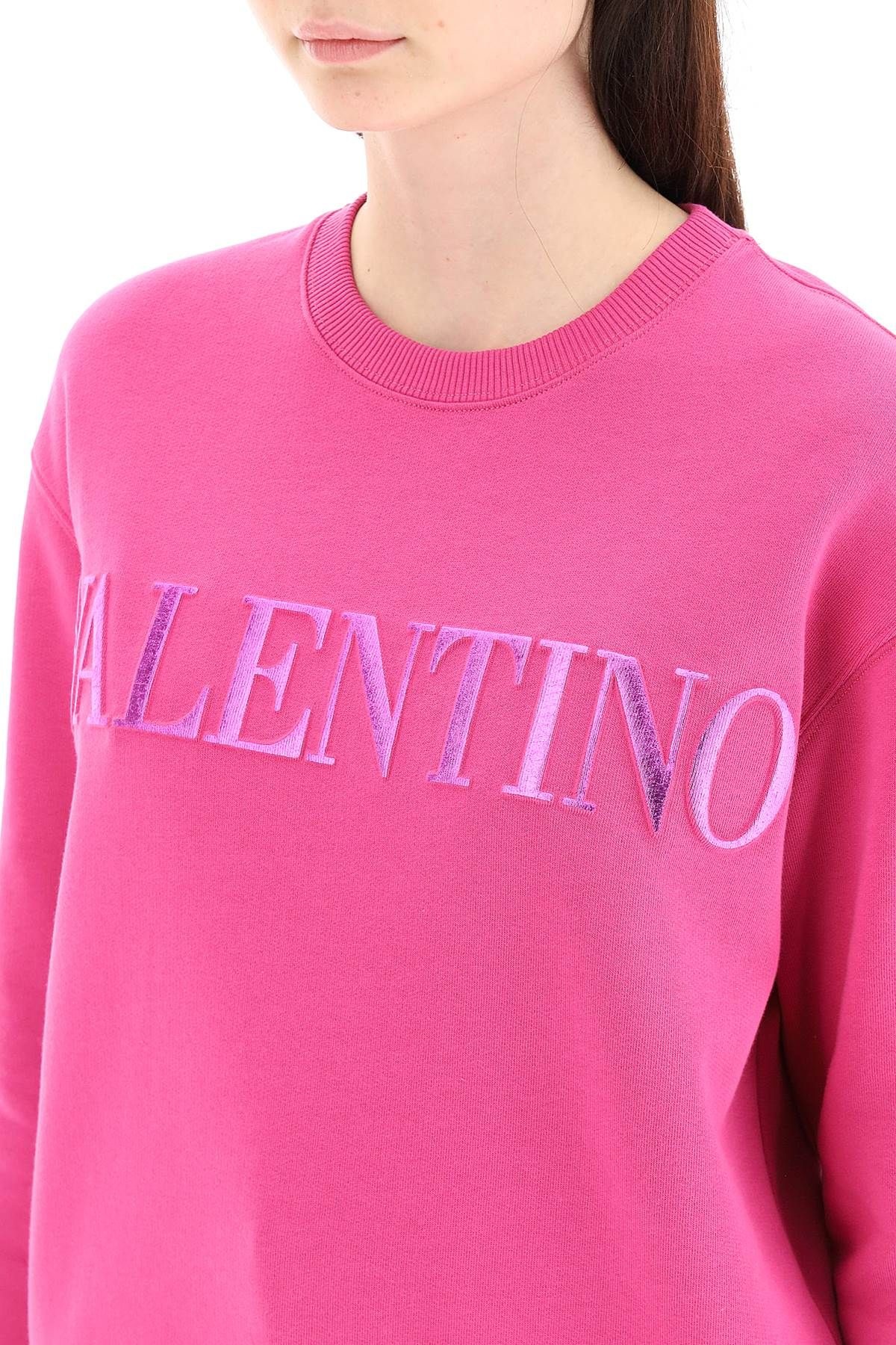 SWEATSHIRT WITH LAMINATED EMBOSSED LOGO - 5