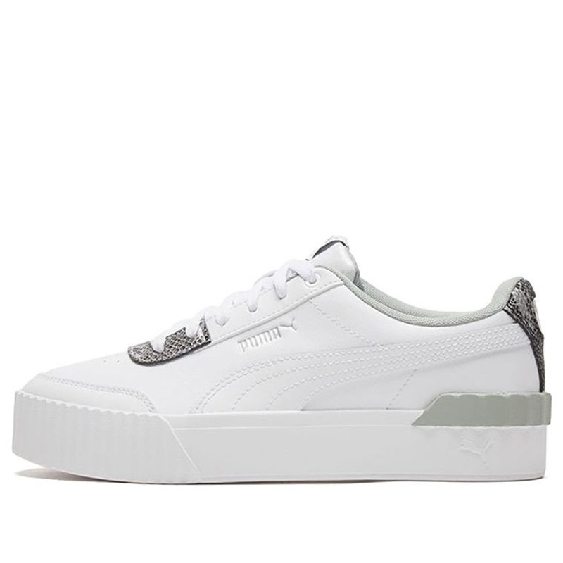 (WMNS) PUMA Carina Lift Snake White/snake print Low Casual Board Shoes 373230-01 - 1