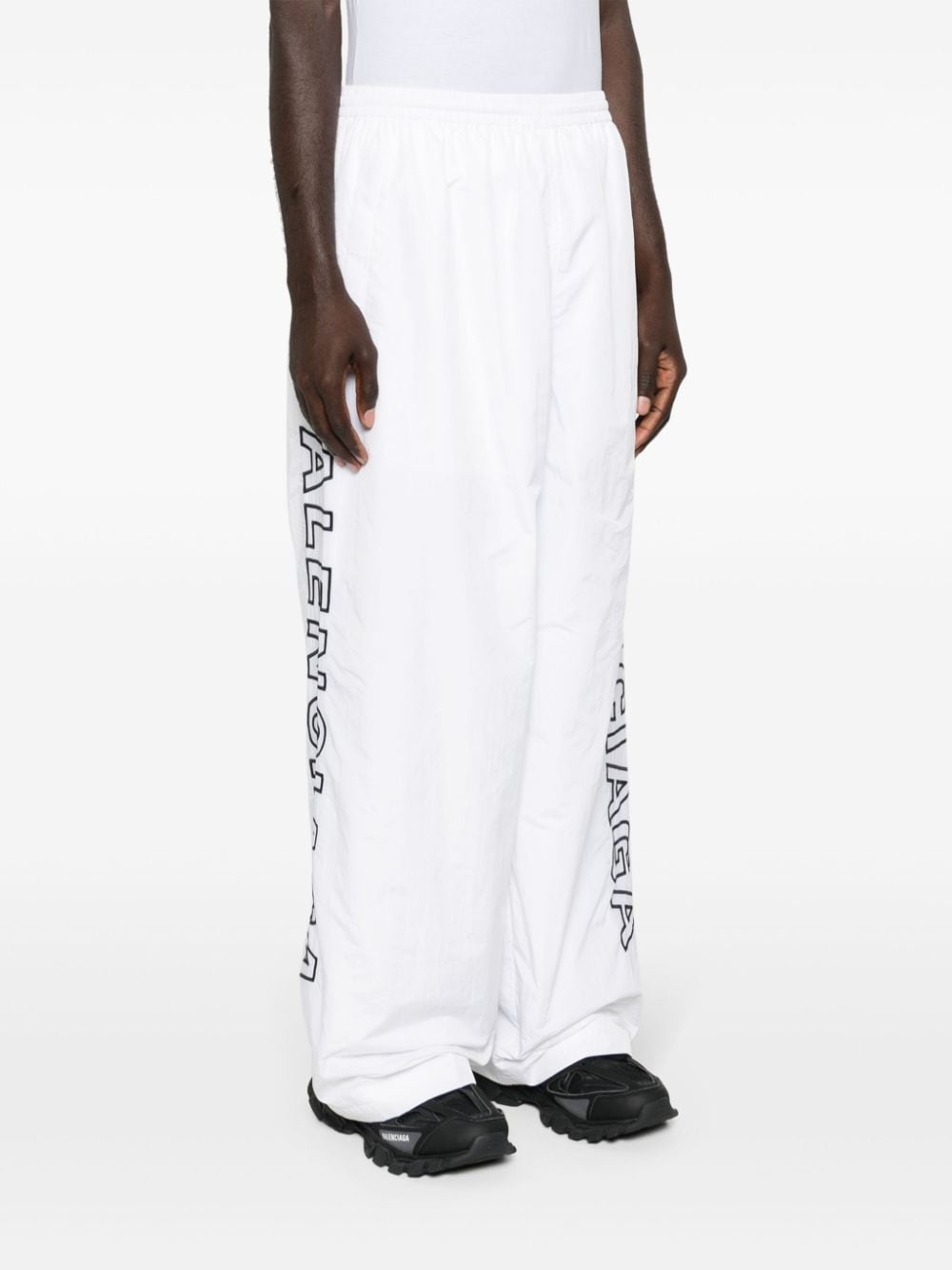 embroidered-logo track pants - 4