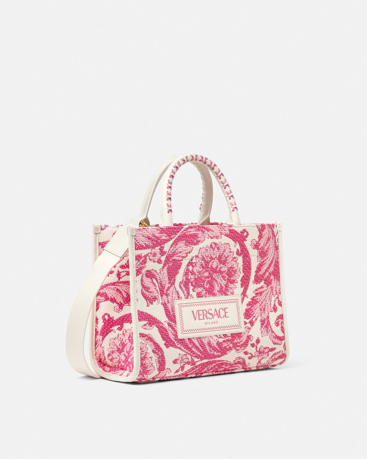 Barocco Athena Raffia Small Tote Bag - 2